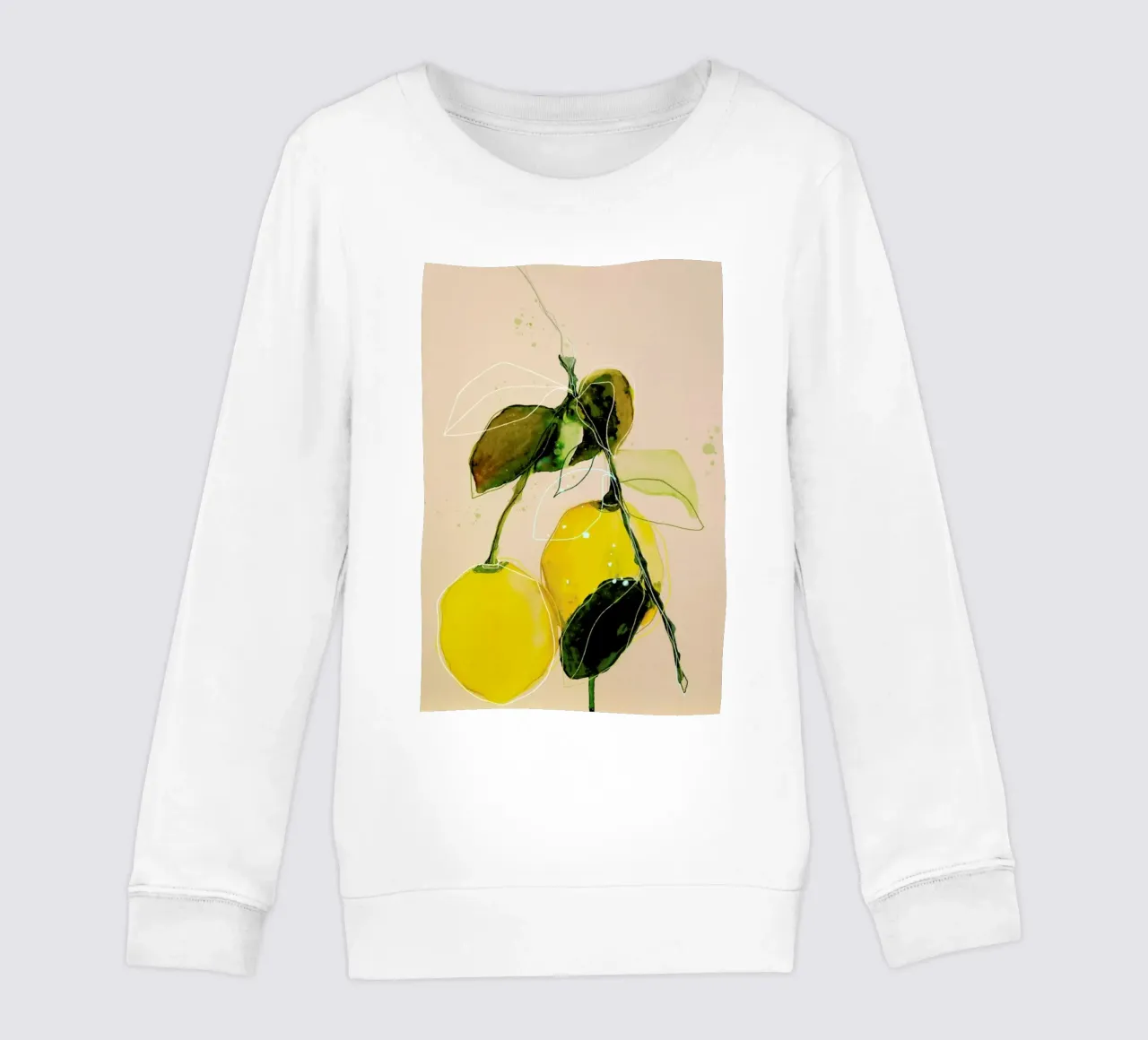 Lemonstudy 02 felpa bambino da Leigh Viner