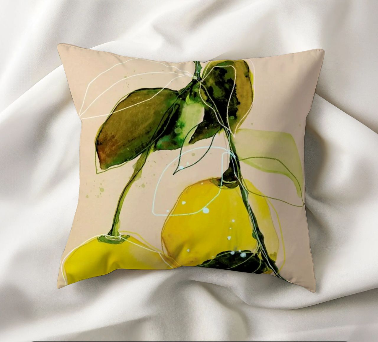 Lemonstudy 02 cuscino da Leigh Viner