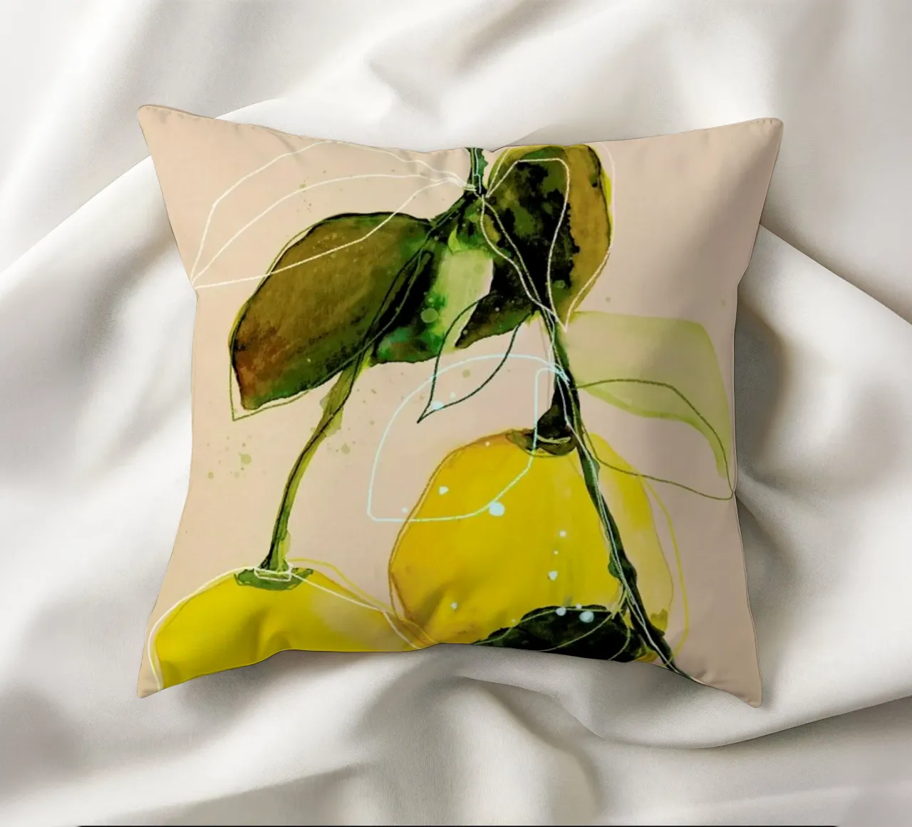 Lemonstudy 02 cojín de Leigh Viner
