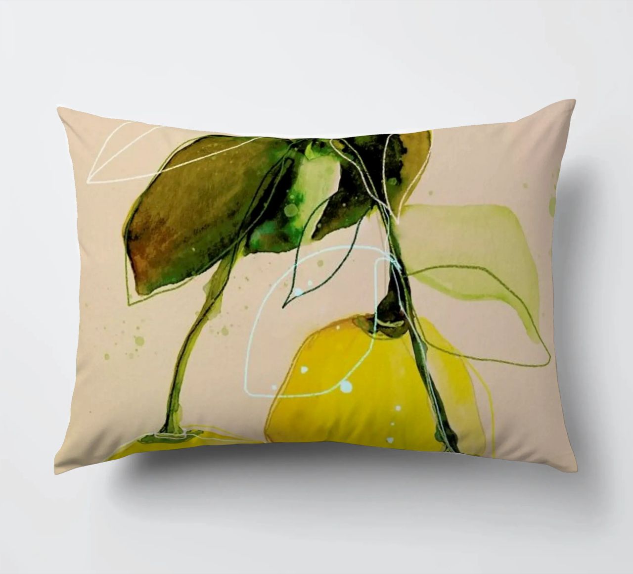 Lemonstudy 02 cuscino da Leigh Viner