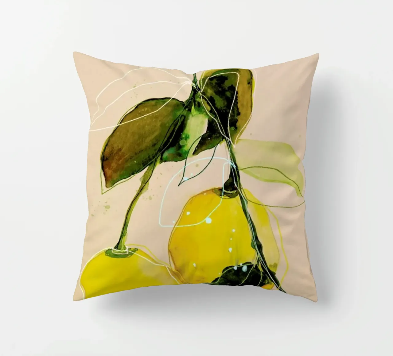 Lemonstudy 02 cojín de Leigh Viner