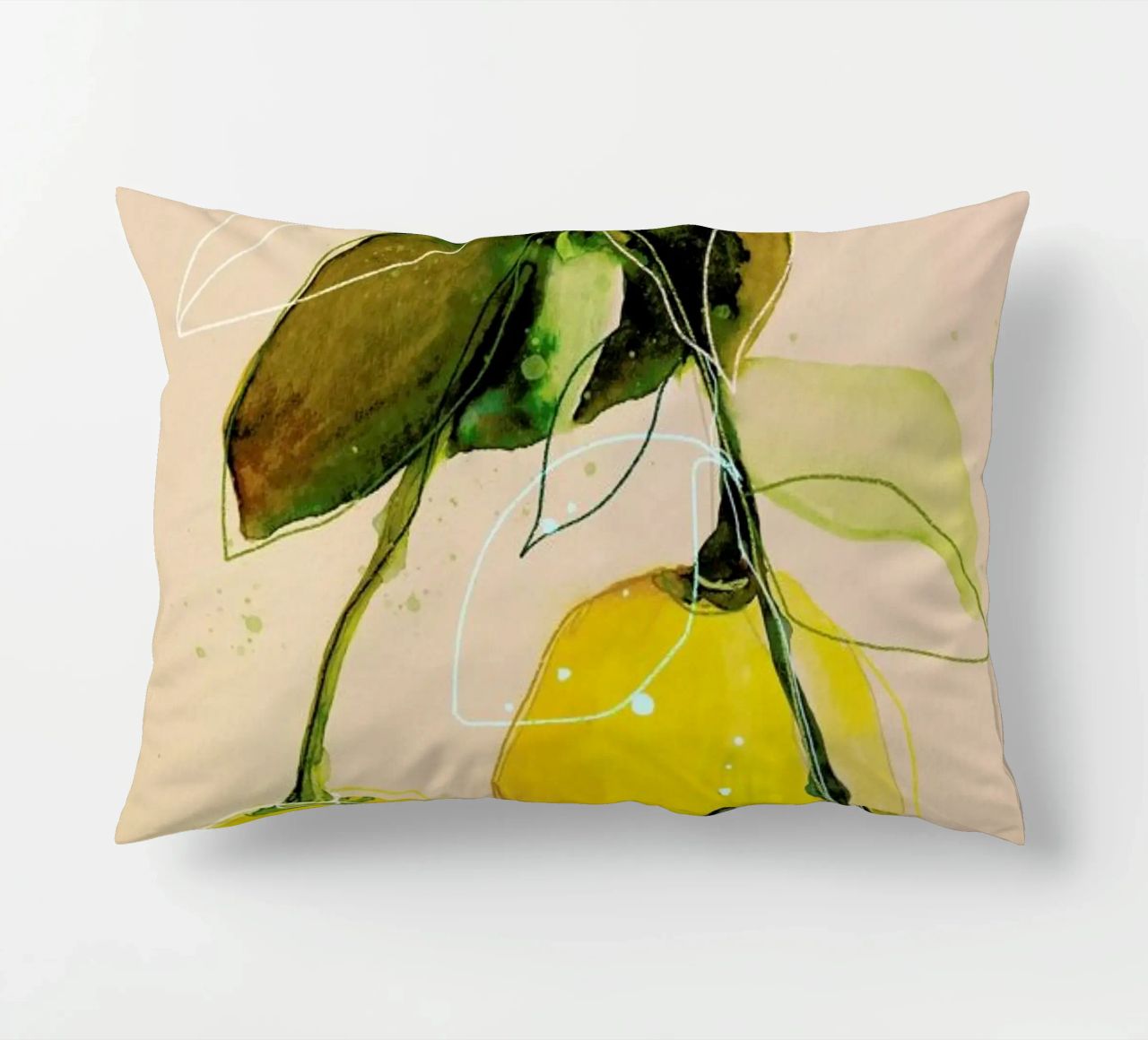 Lemonstudy 02 cuscino da Leigh Viner