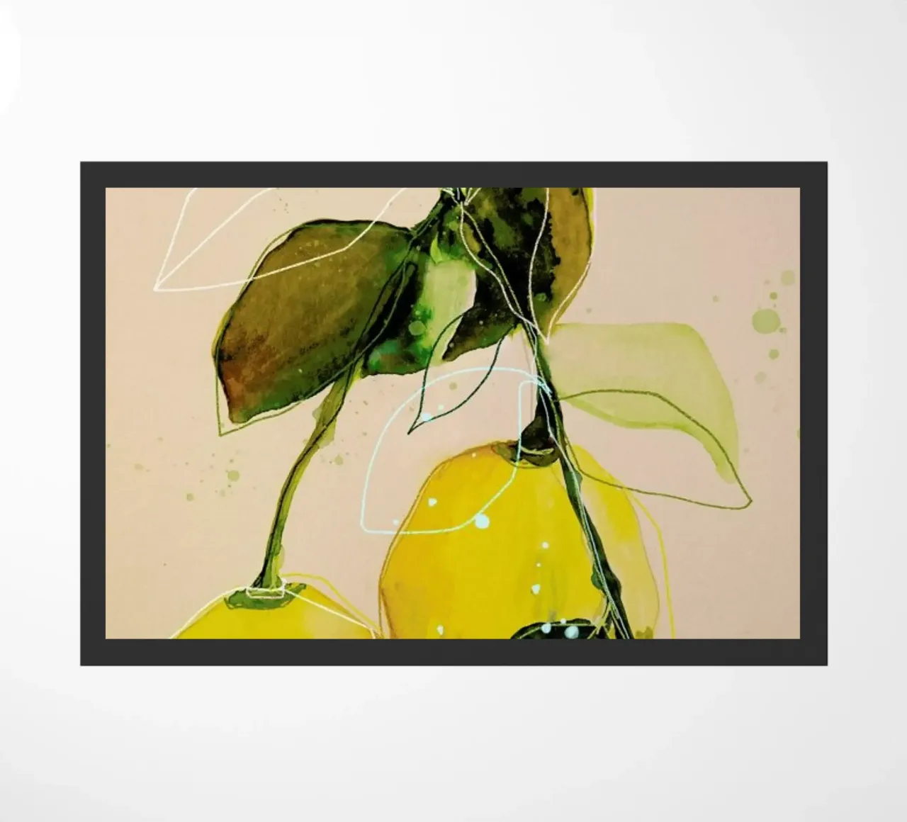 Lemonstudy 02 felpudo de Leigh Viner