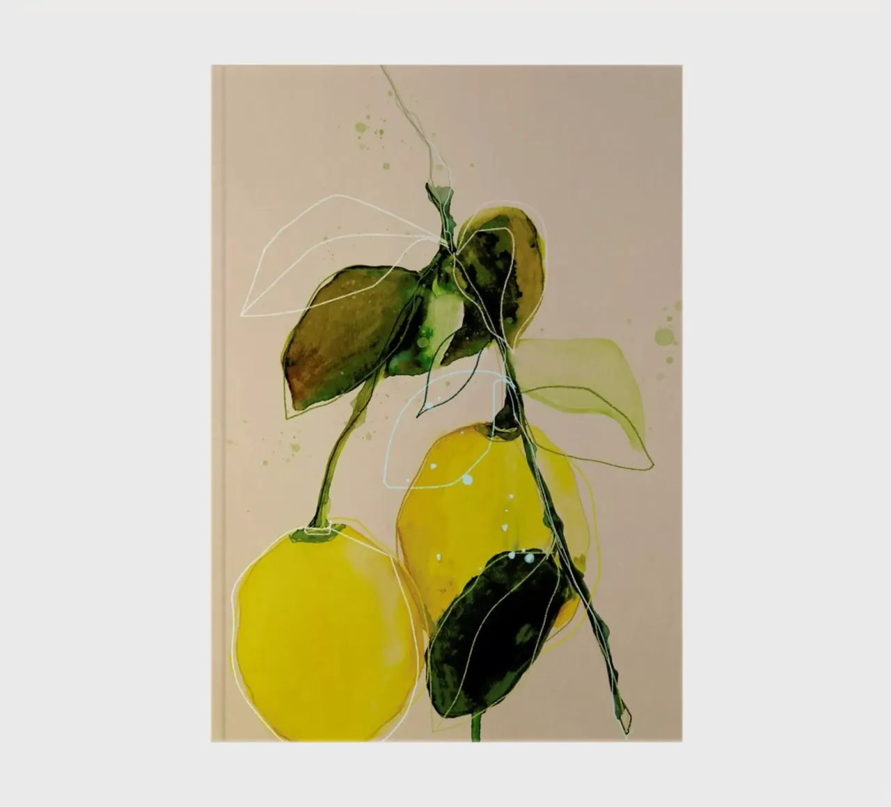 Lemonstudy 02 notebook by Leigh Viner