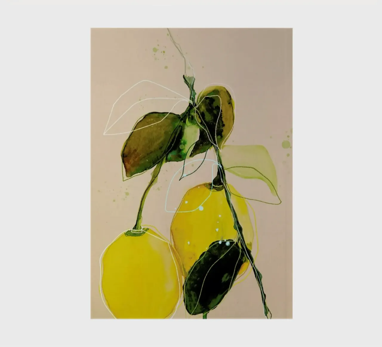 Lemonstudy 02 notebook by Leigh Viner