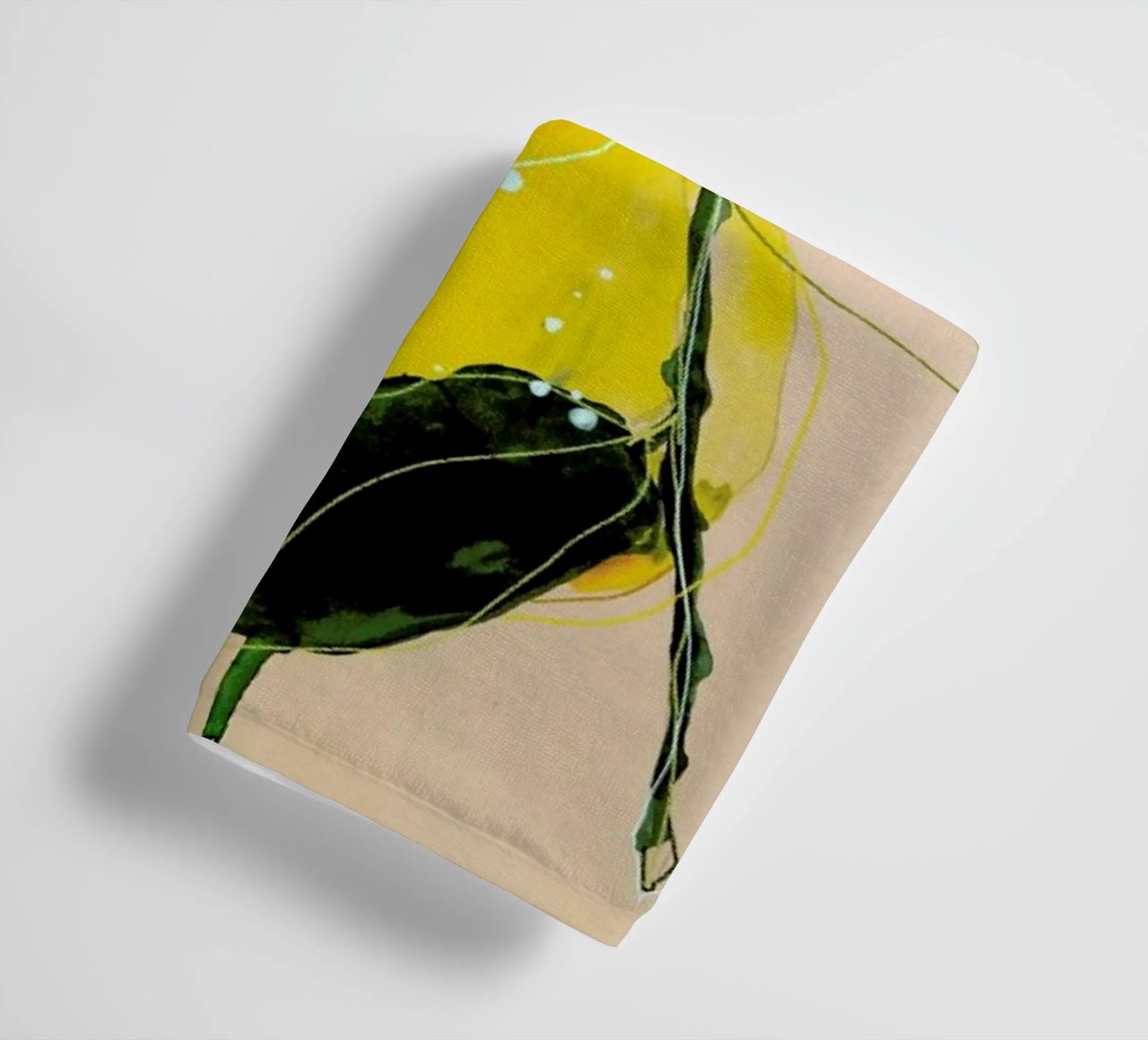 Lemonstudy 02 Handtuch von Leigh Viner
