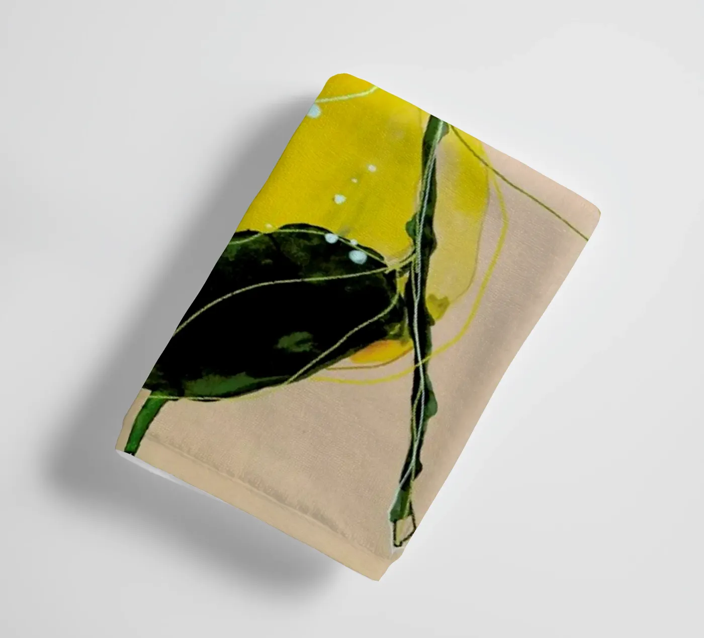 Lemonstudy 02 badhanddoek van Leigh Viner