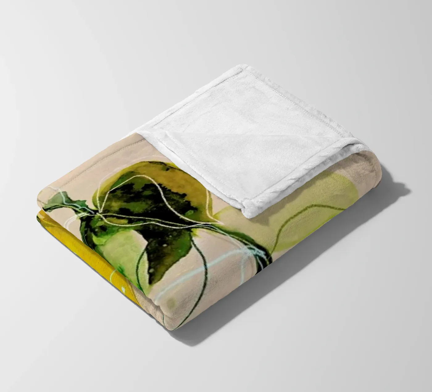 Lemonstudy 02 fleecedeken van Leigh Viner