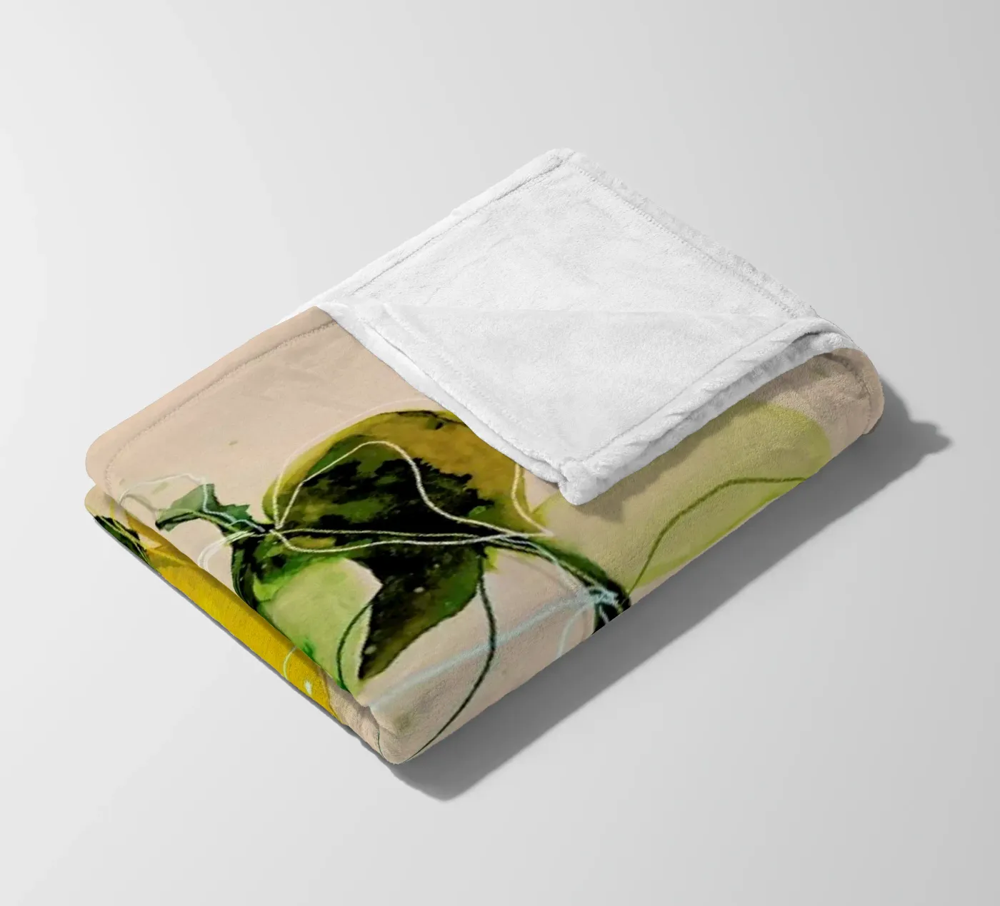 Lemonstudy 02 fleecedeken van Leigh Viner