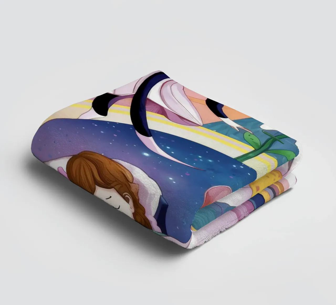 Sogno floreale cosmico asciugamano da bagno da Ivory Frame