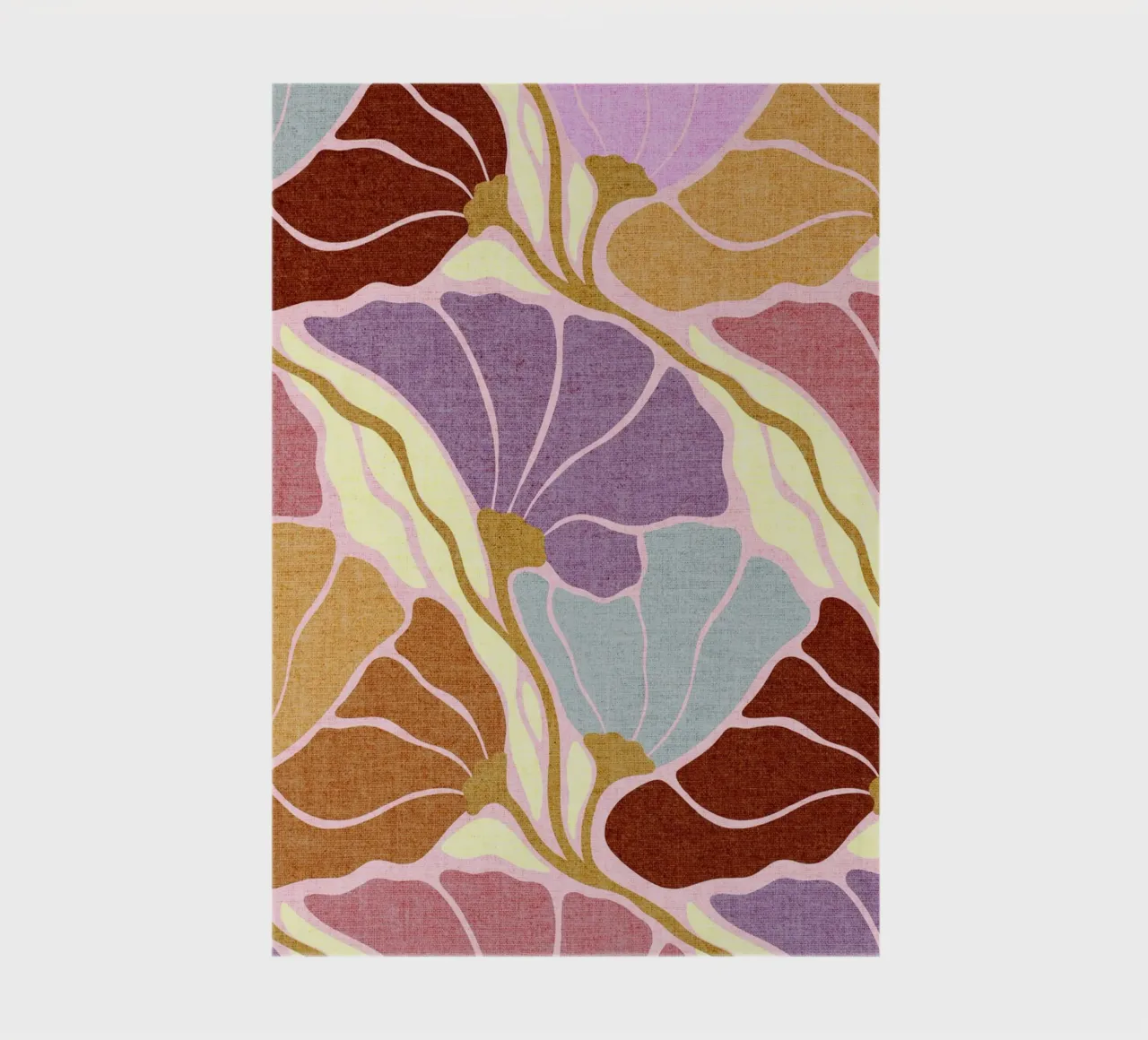 Floreale organico e tenue - ispirazione Art Nouveau e Japandi diario da Dominique Vari