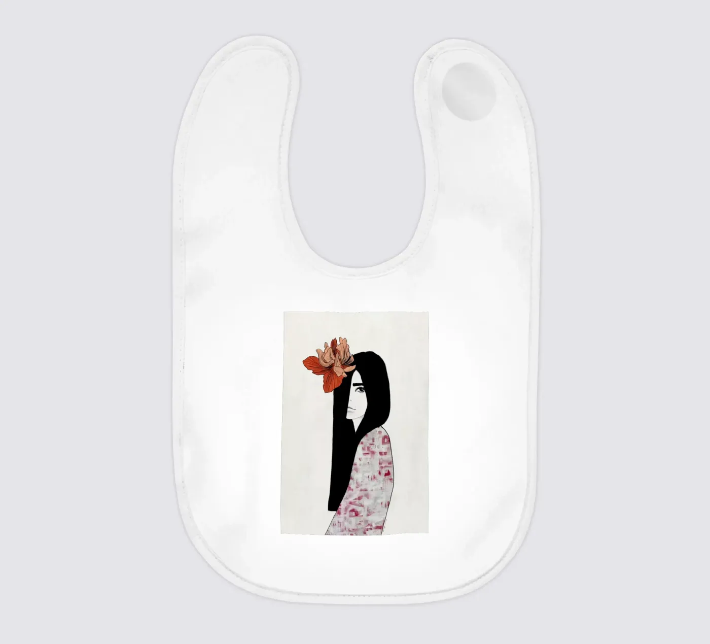 Iris Babylätzchen von Ramona Russu