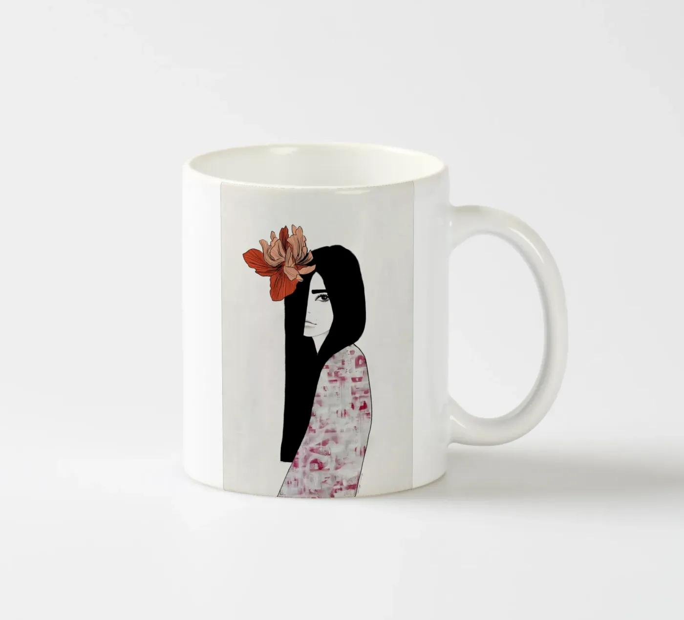 Iris tazza in ceramica da Ramona Russu