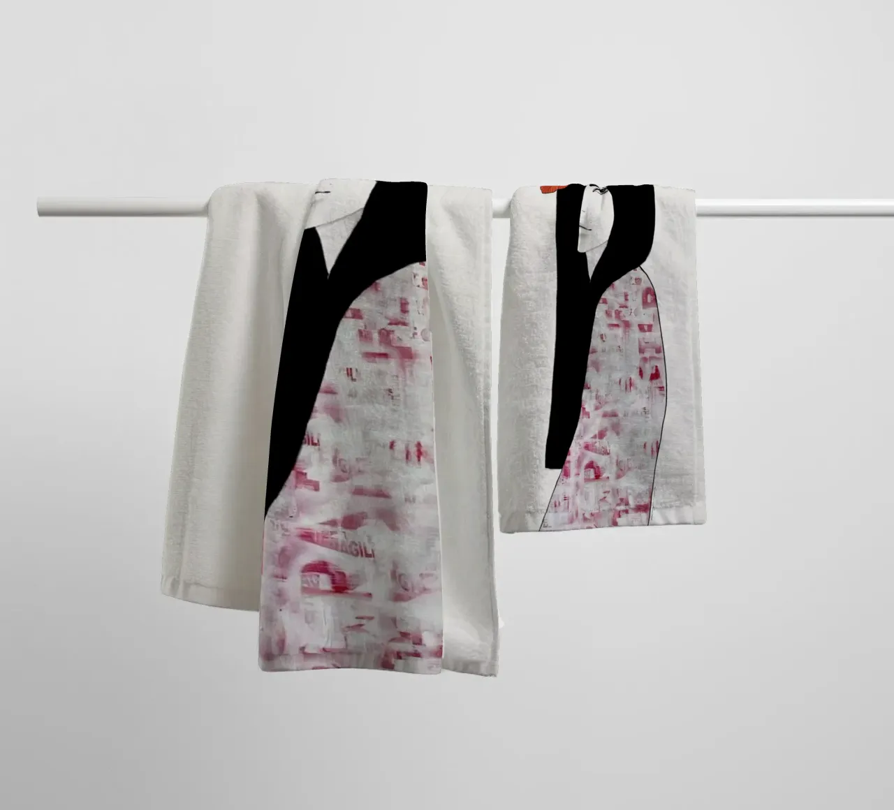 Iris towel by Ramona Russu