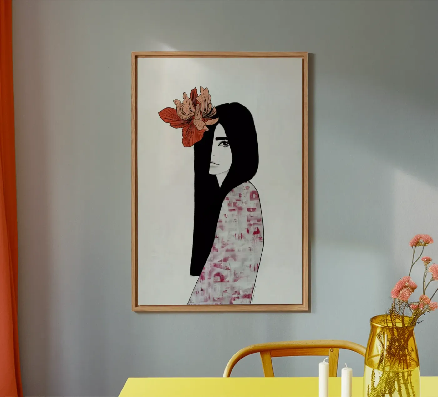 Iris alluminio dibond da Ramona Russu