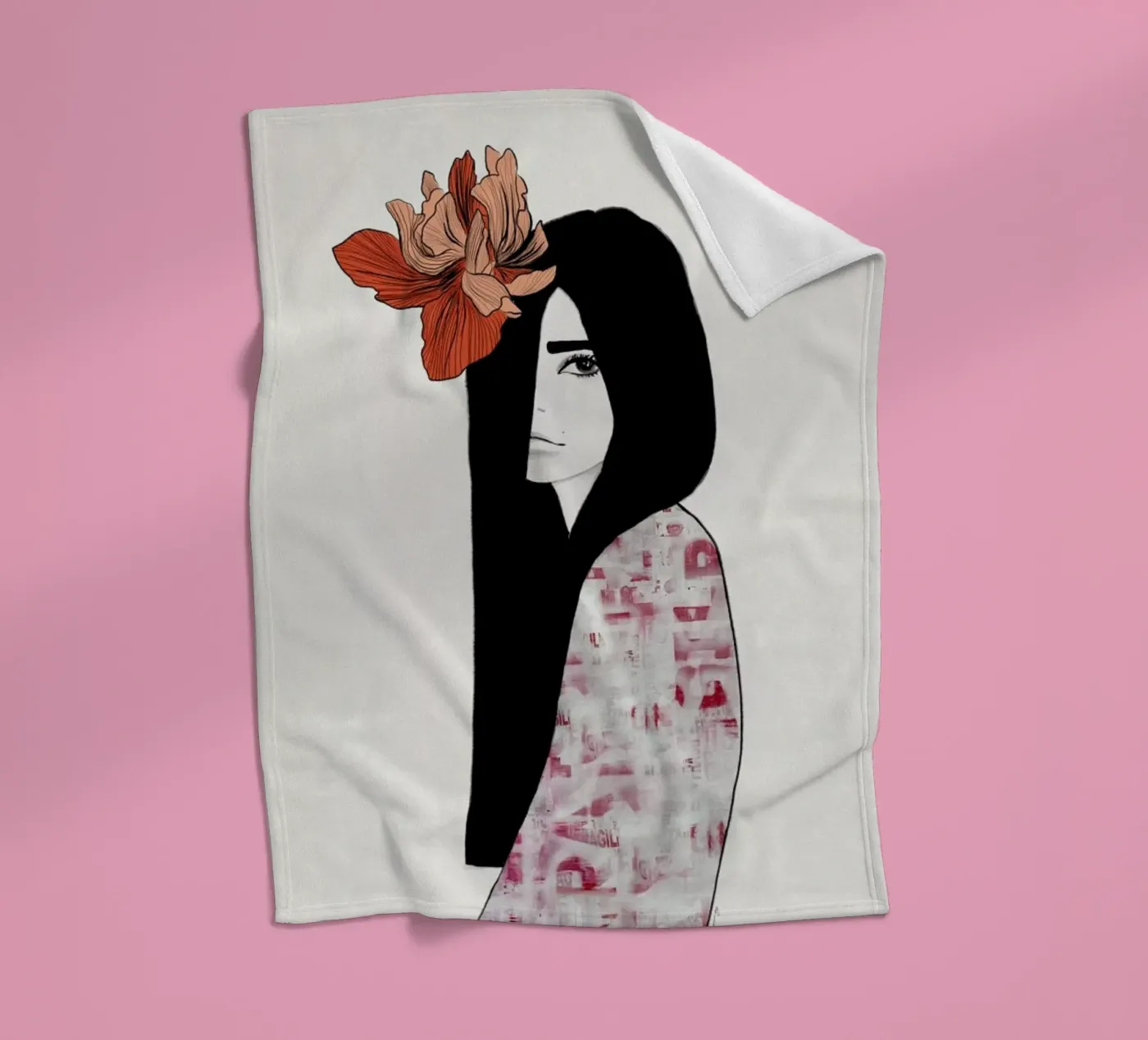 Iris Fleecedecke von Ramona Russu