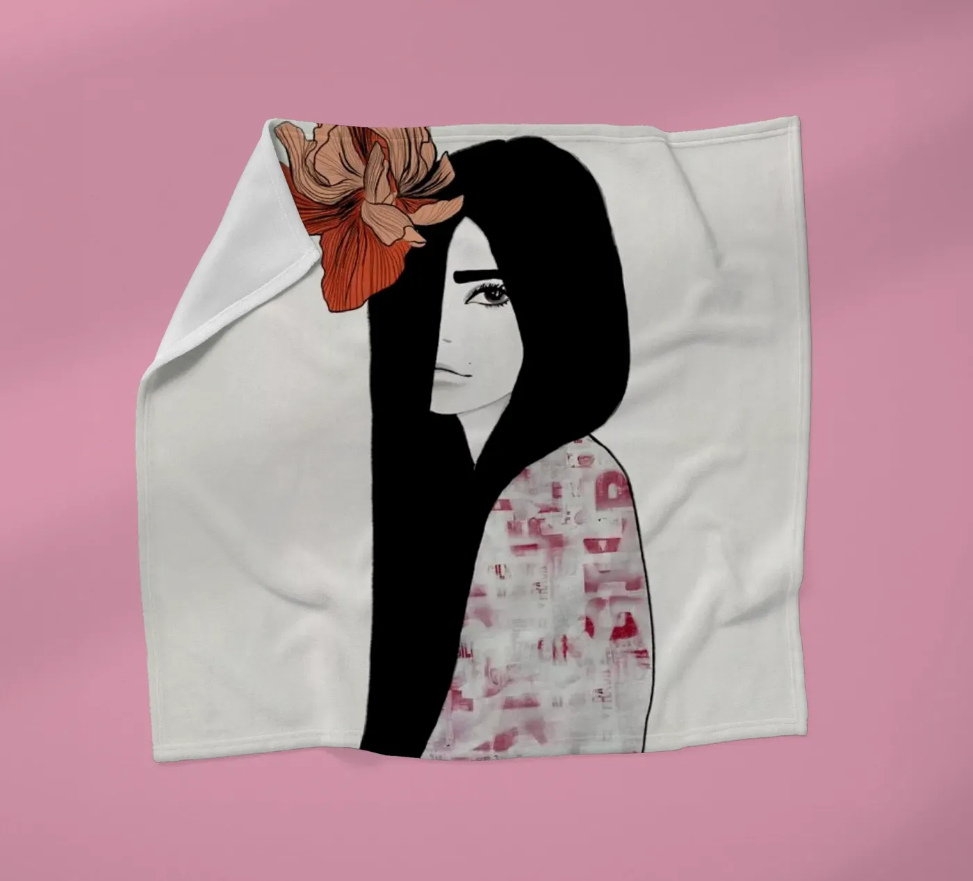 Iris fleecedeken van Ramona Russu
