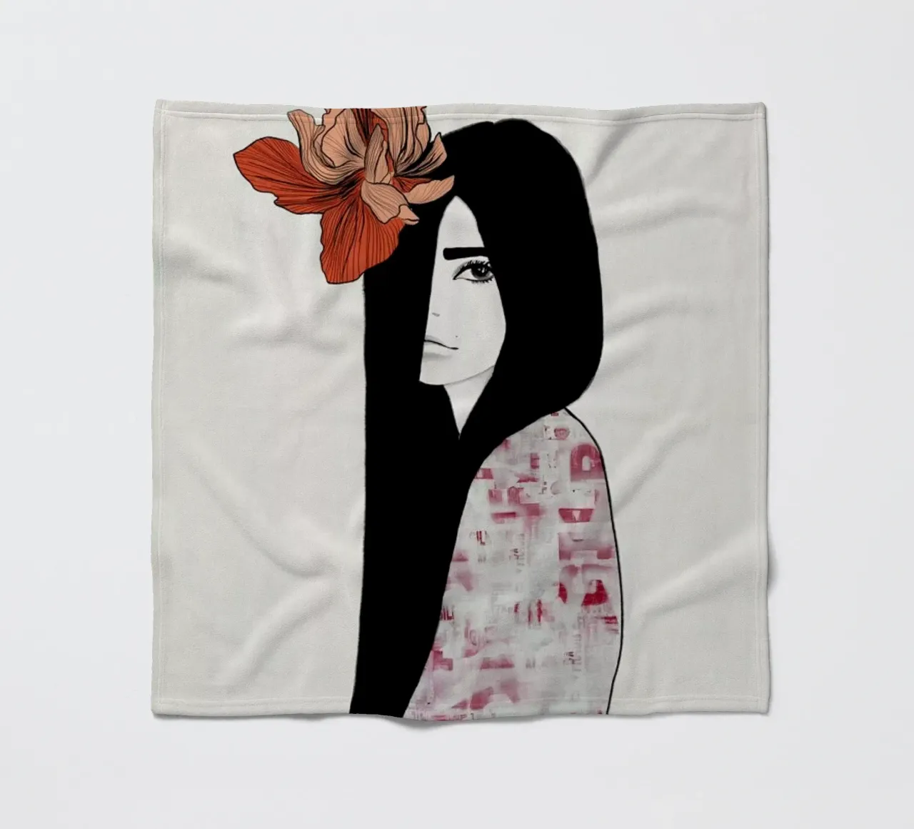 Iris Fleecedecke von Ramona Russu