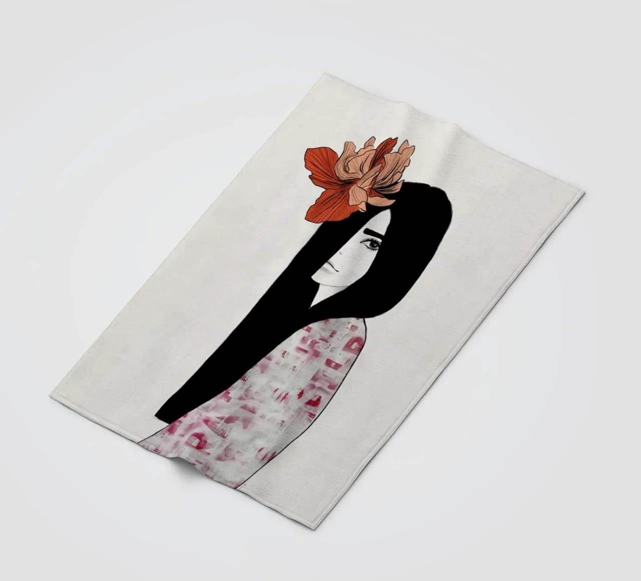 Iris Fleecedecke von Ramona Russu