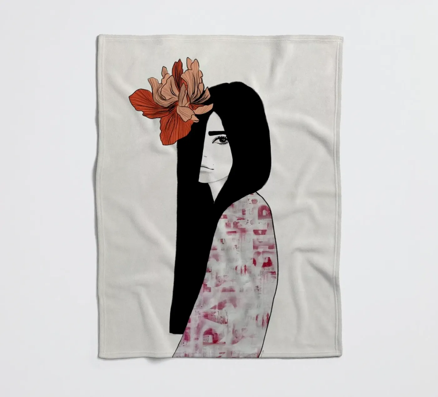 Iris Fleecedecke von Ramona Russu