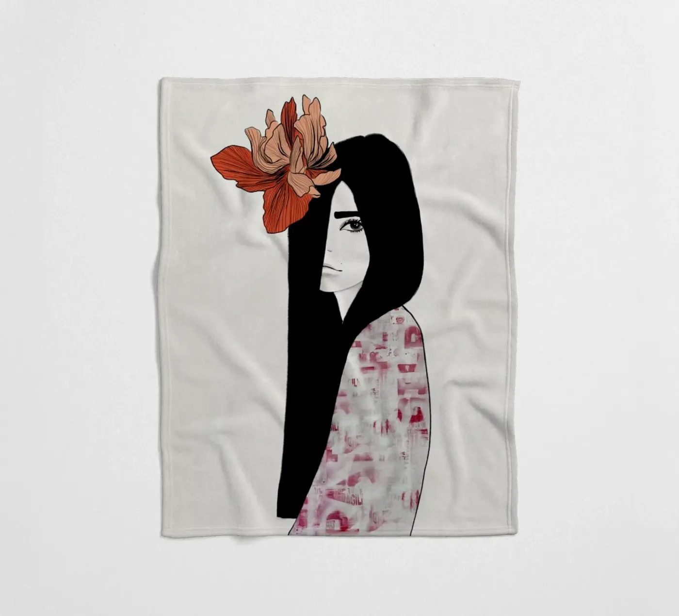 Iris Fleecedecke von Ramona Russu