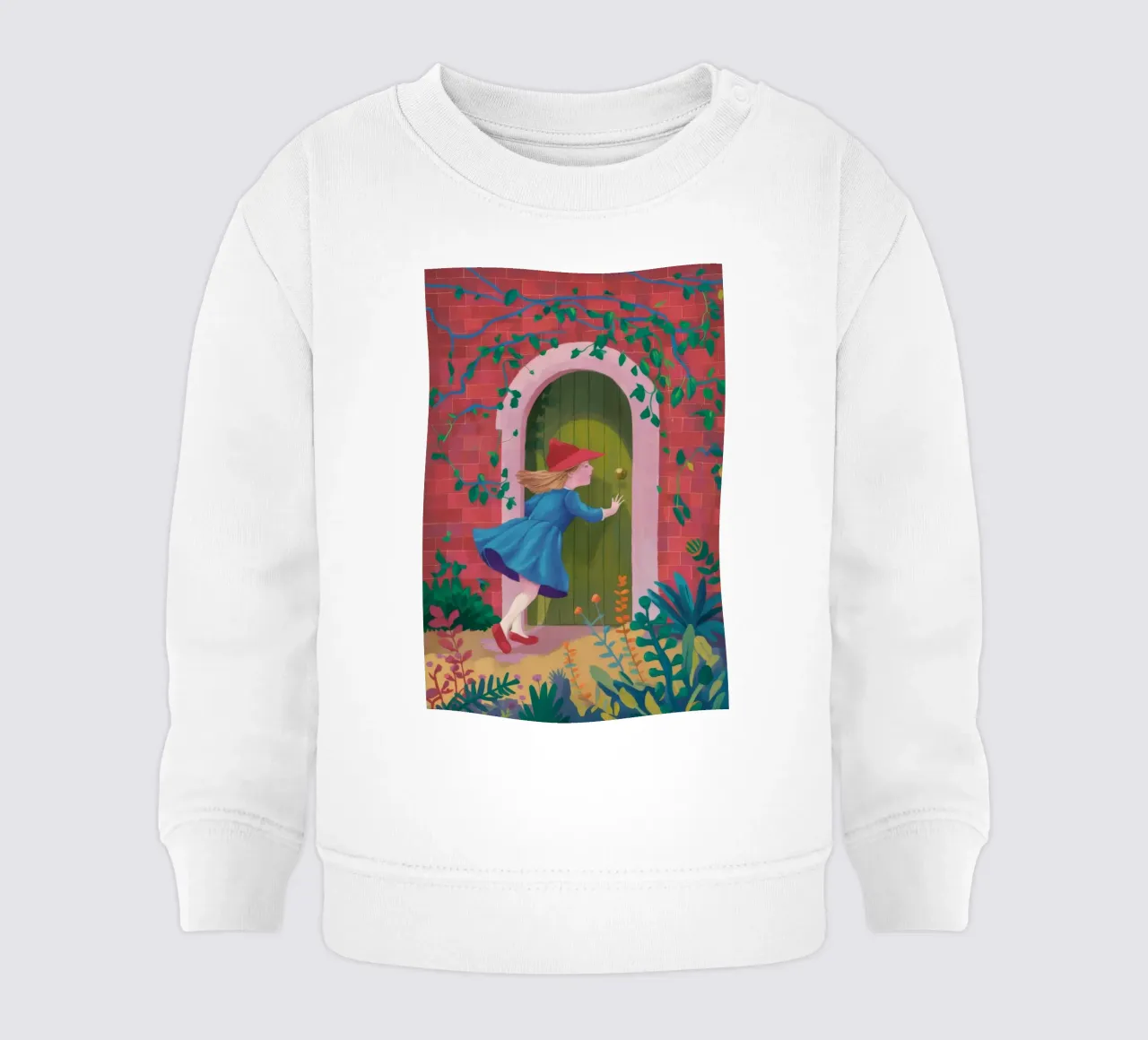 Passaggio del Giardino Segreto felpa neonato da Ivory Frame