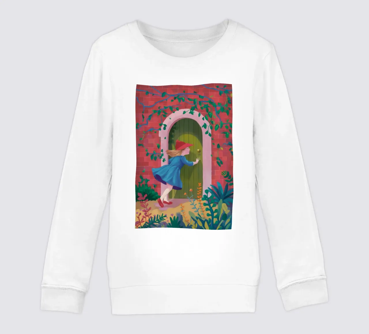 Passaggio del Giardino Segreto felpa bambino da Ivory Frame