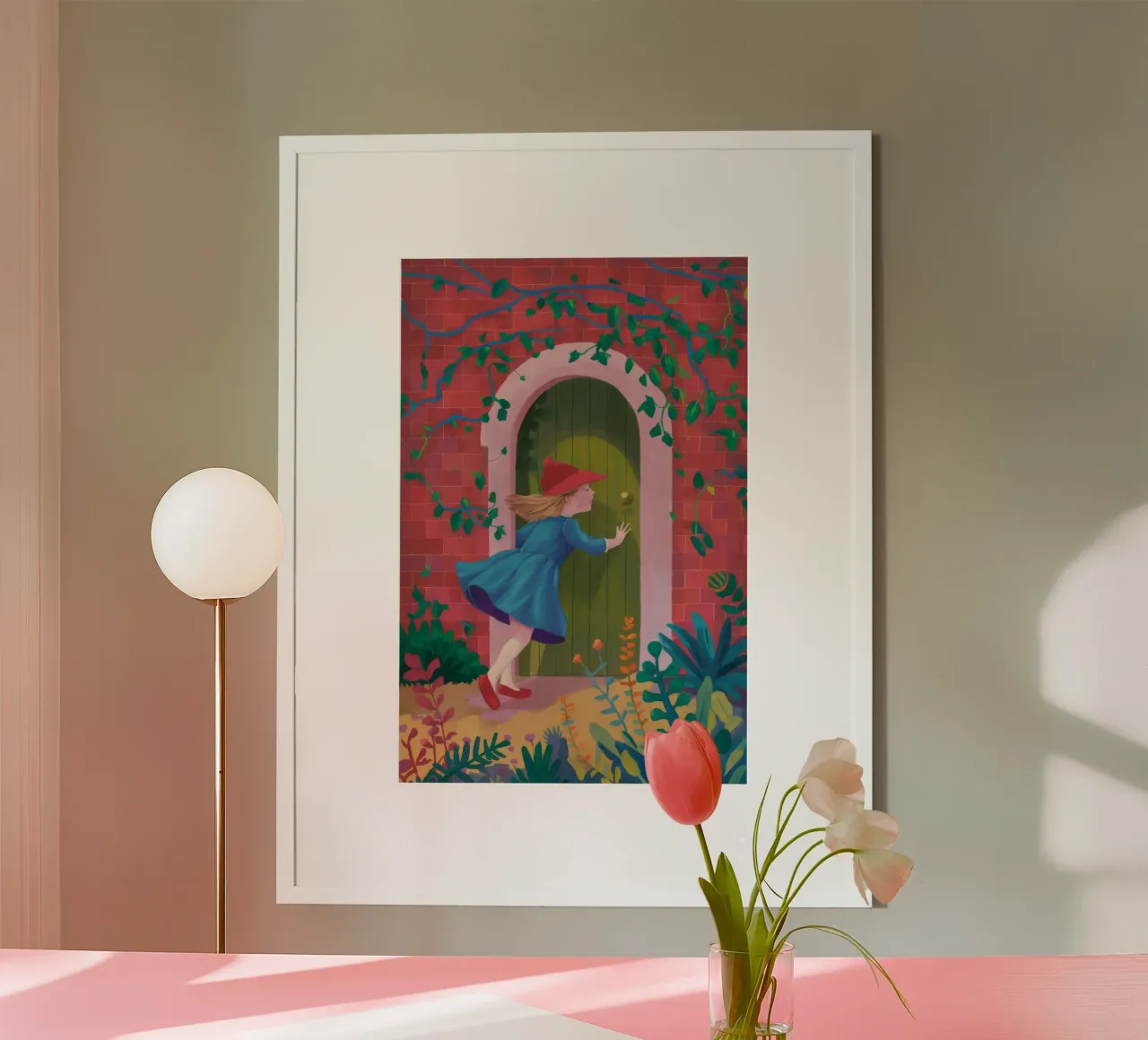Geheime Gartenpassage Hahnemühle von Ivory Frame