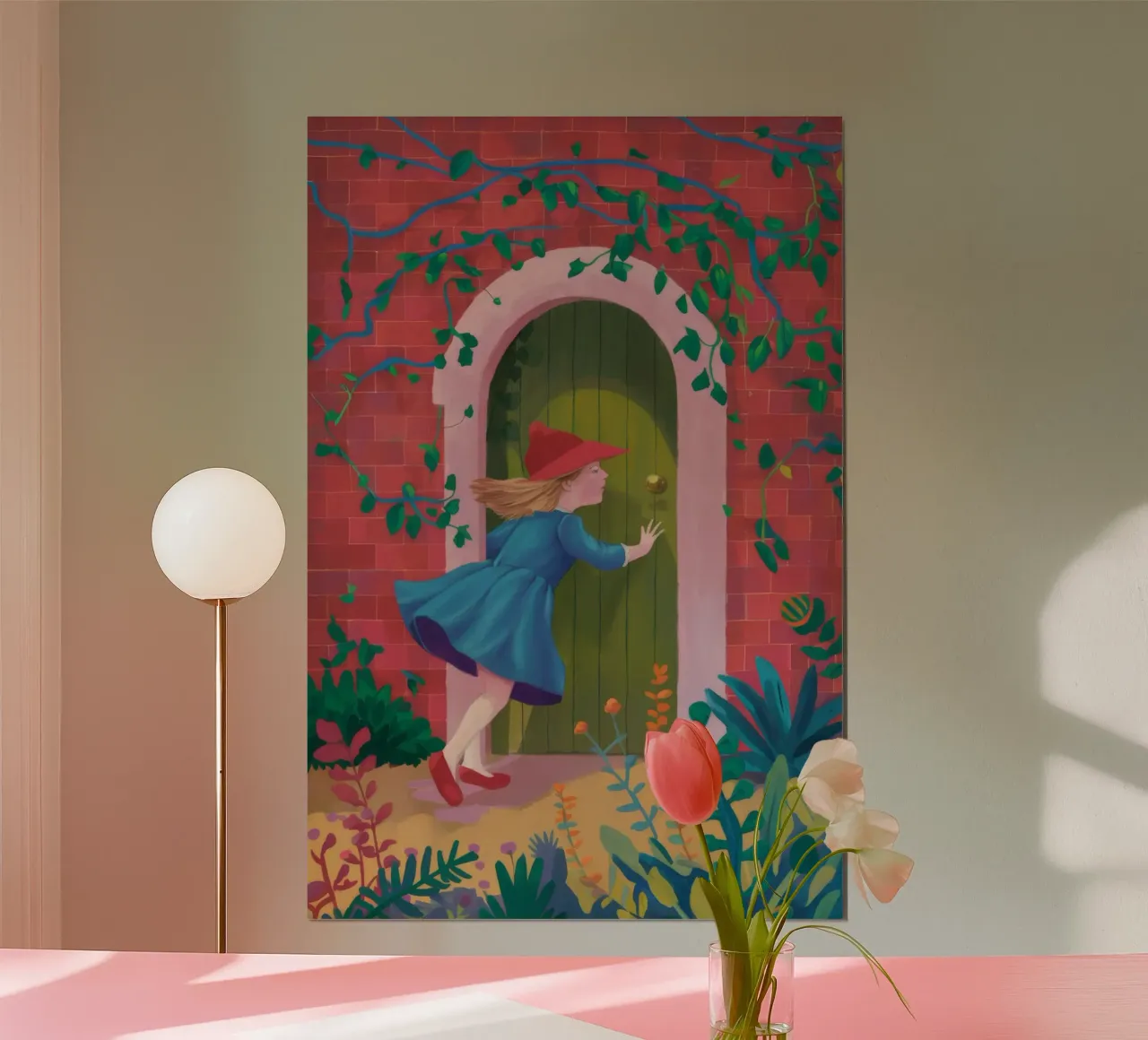 Geheime Gartenpassage Hahnemühle von Ivory Frame