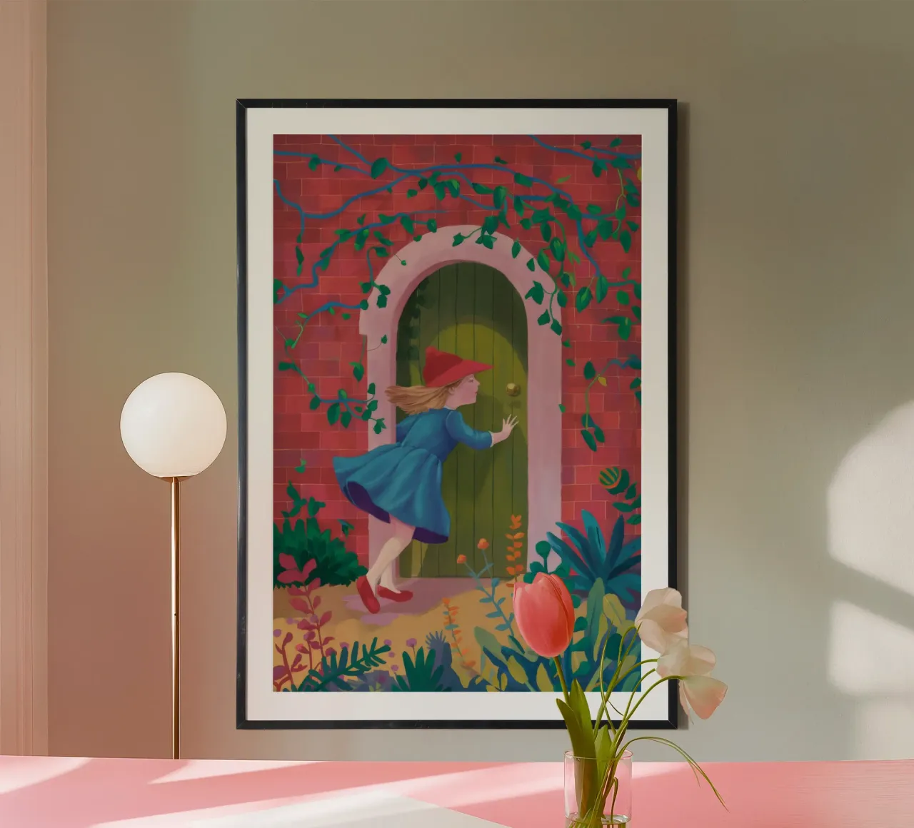 Geheime Gartenpassage Hahnemühle von Ivory Frame