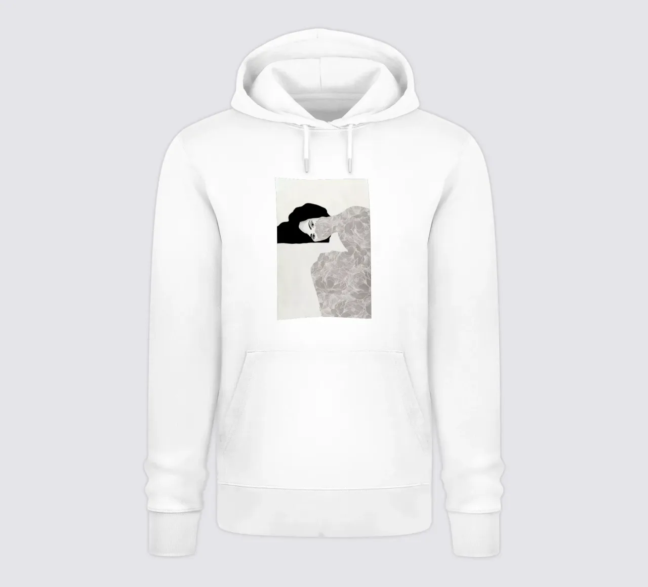 Peonies in Lockdown sudadera con capucha de Ramona Russu