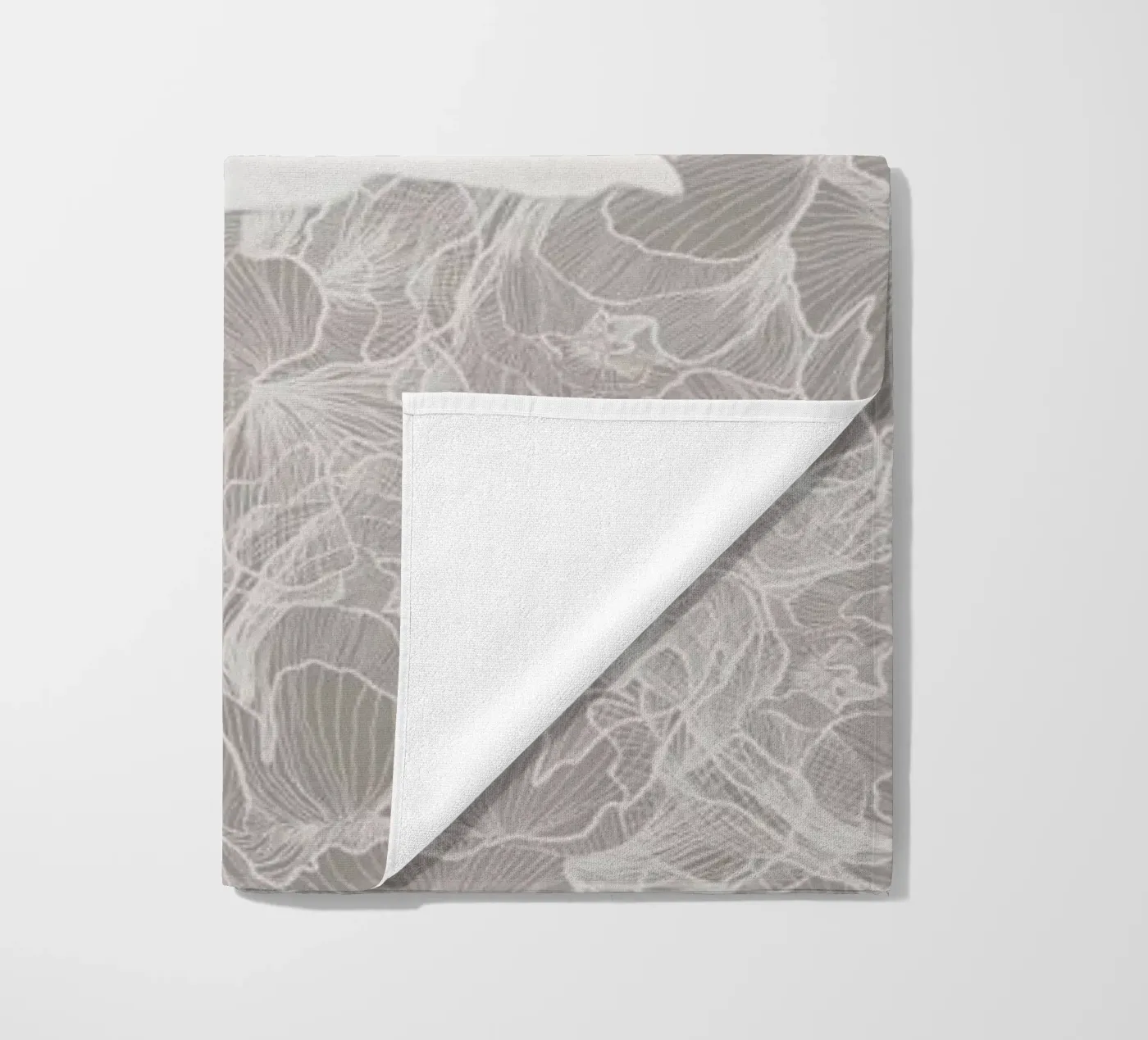 Peonies in Lockdown beach towel by Ramona Russu