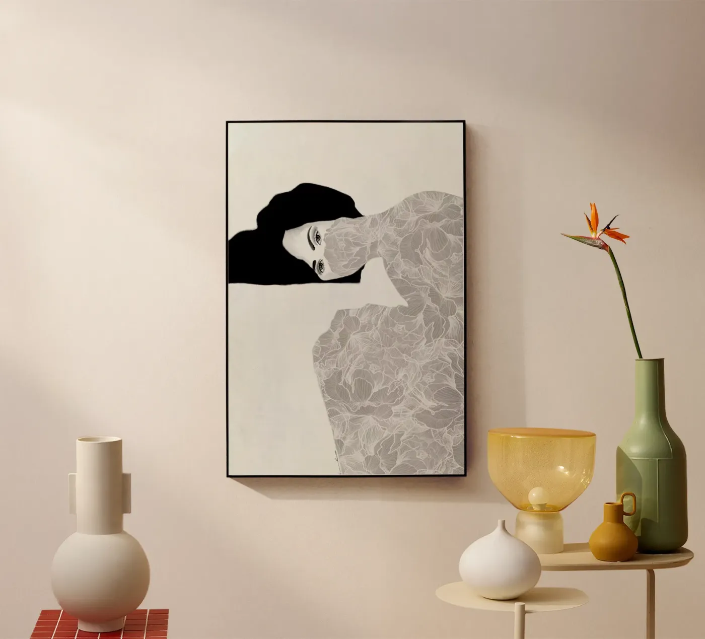 Peonies in Lockdown Acryl-Glas von Ramona Russu