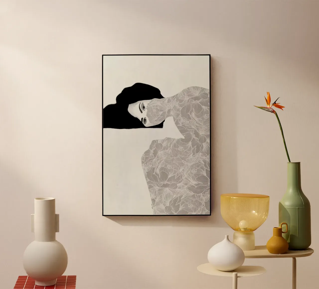 Peonies in Lockdown plexiglass da Ramona Russu