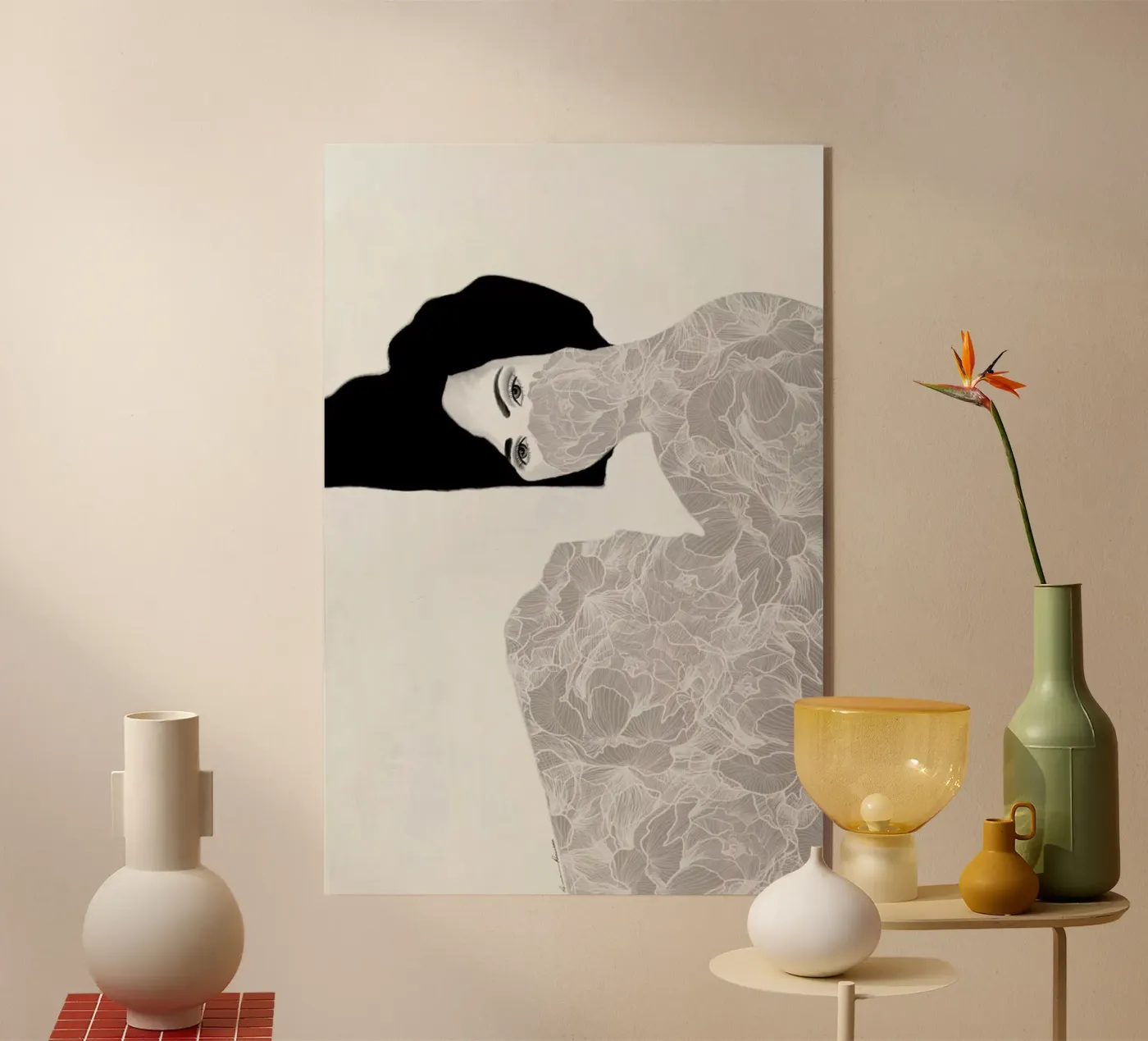 Peonies in Lockdown Acryl-Glas von Ramona Russu