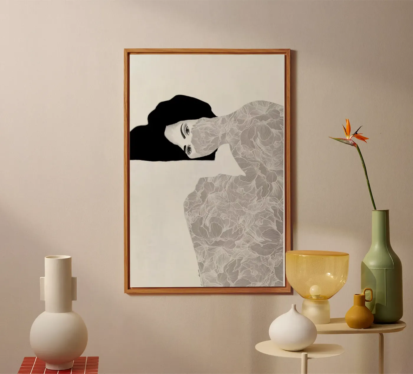 Peonies in Lockdown pannello forex da Ramona Russu