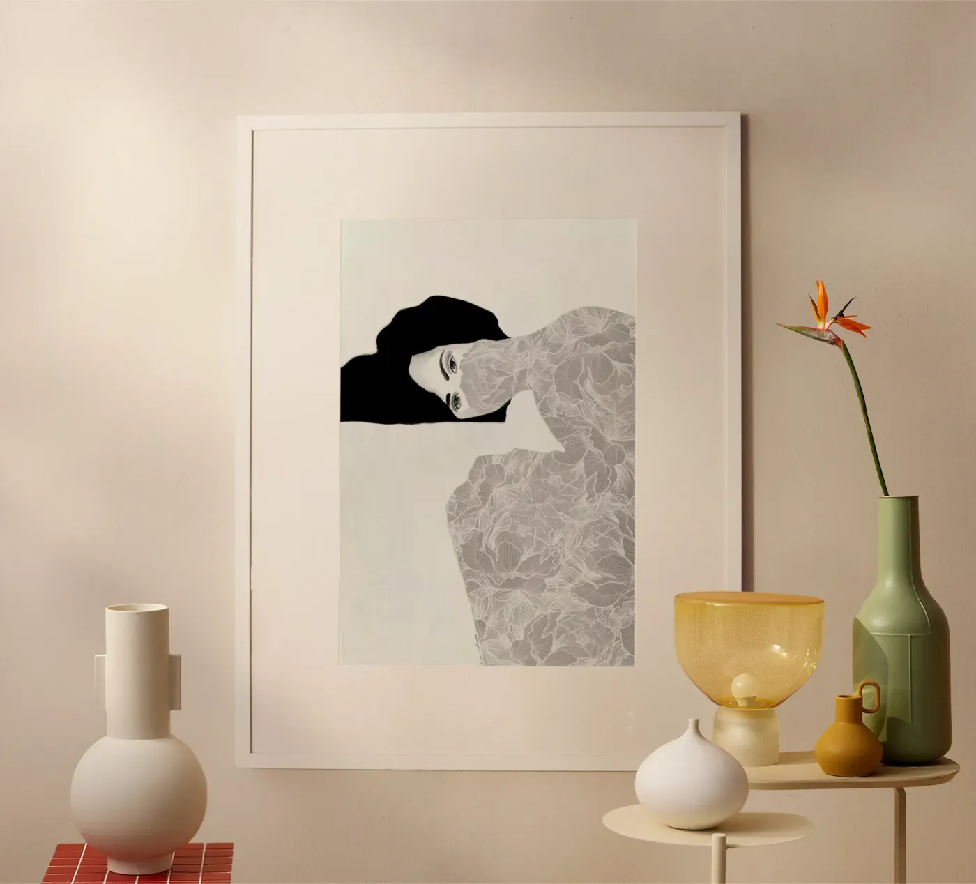 Peonies in Lockdown poster da Ramona Russu