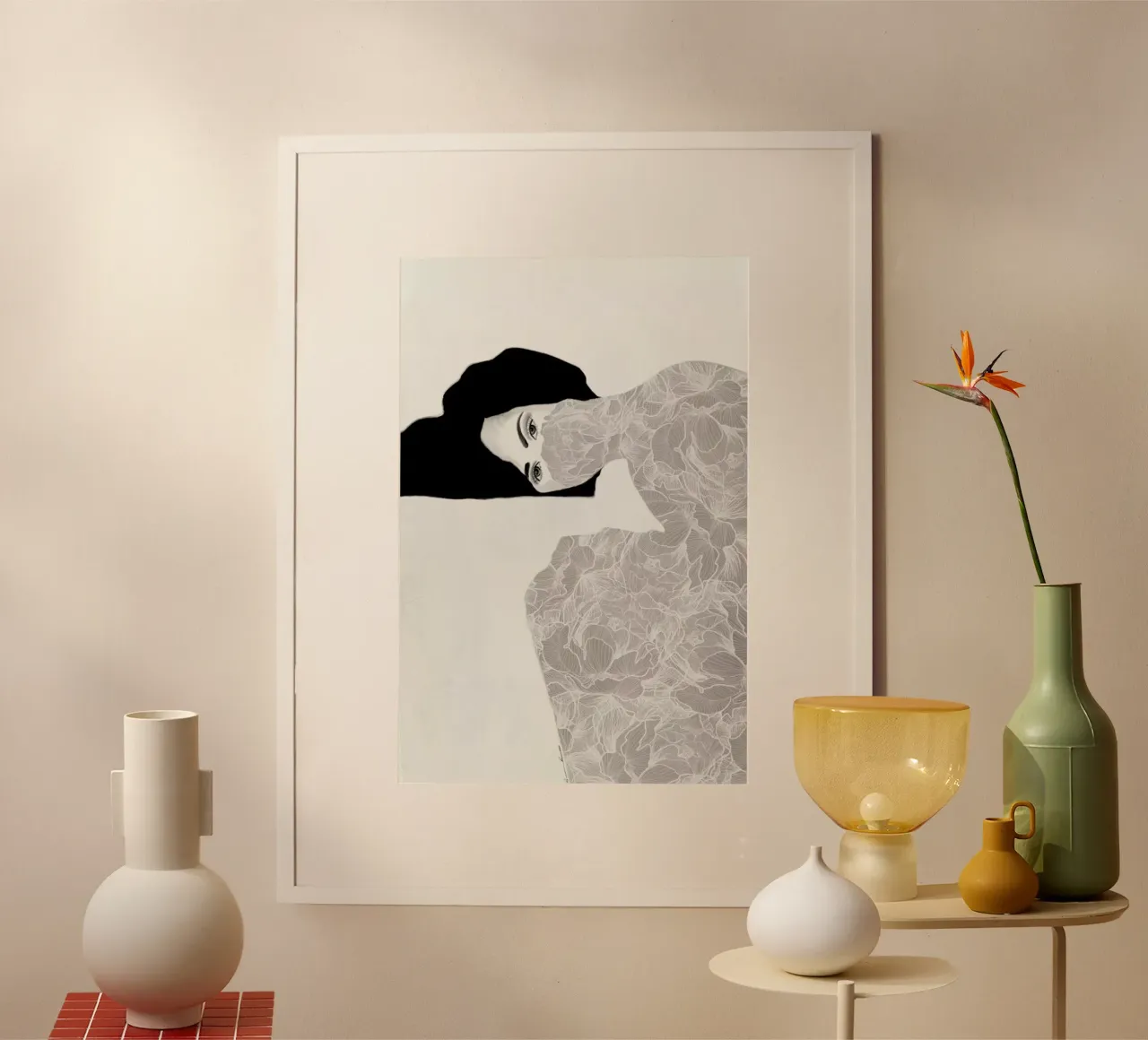 Peonies in Lockdown poster da Ramona Russu