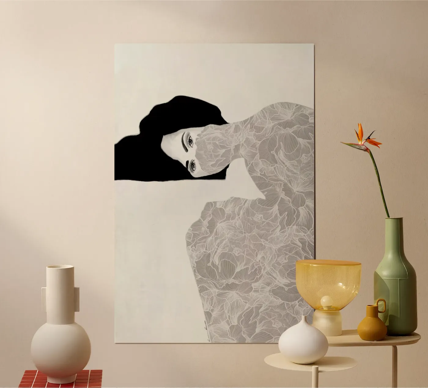 Peonies in Lockdown poster da Ramona Russu