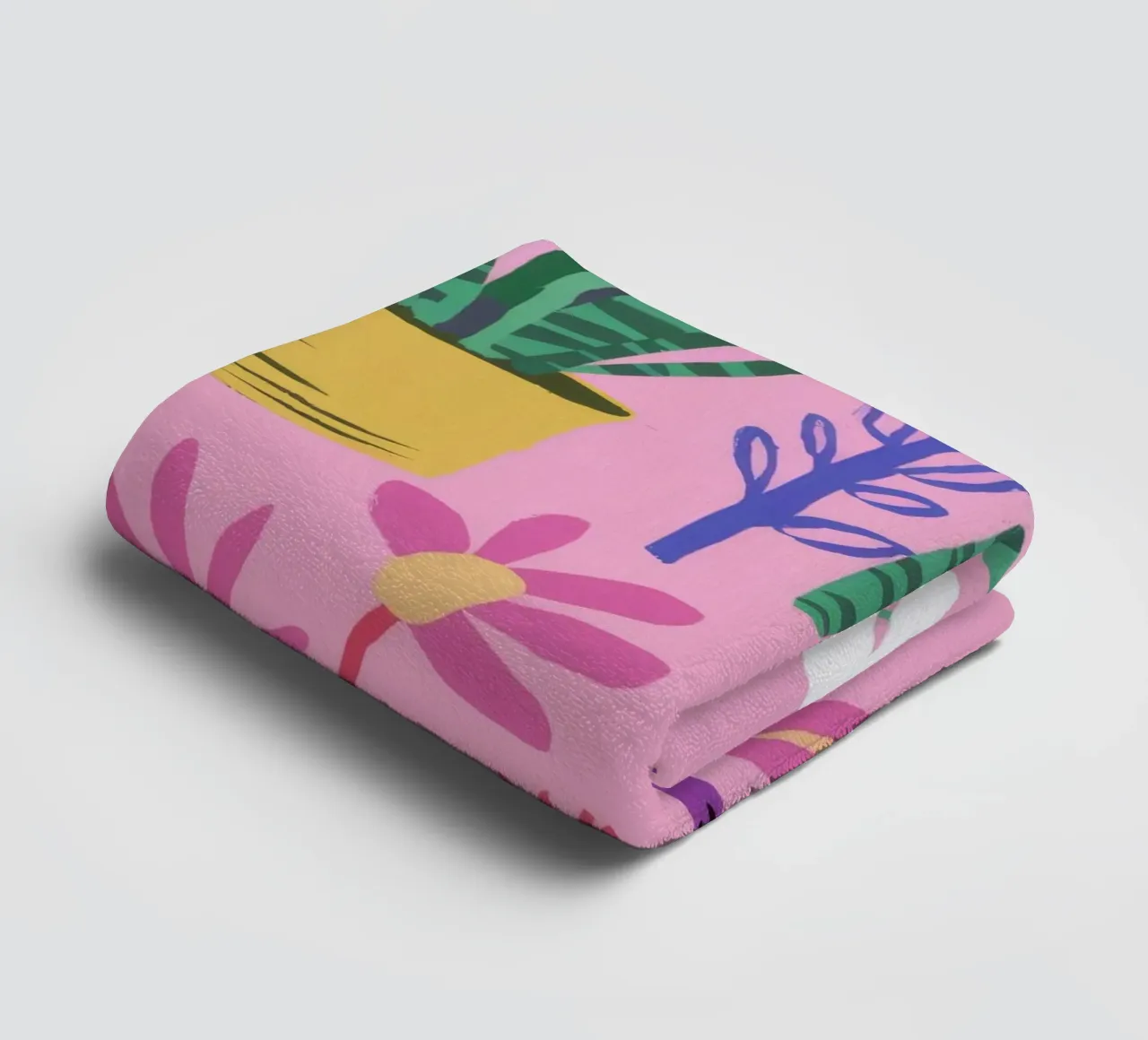 Whimsical Botanical Elegance towel by Ivory Frame