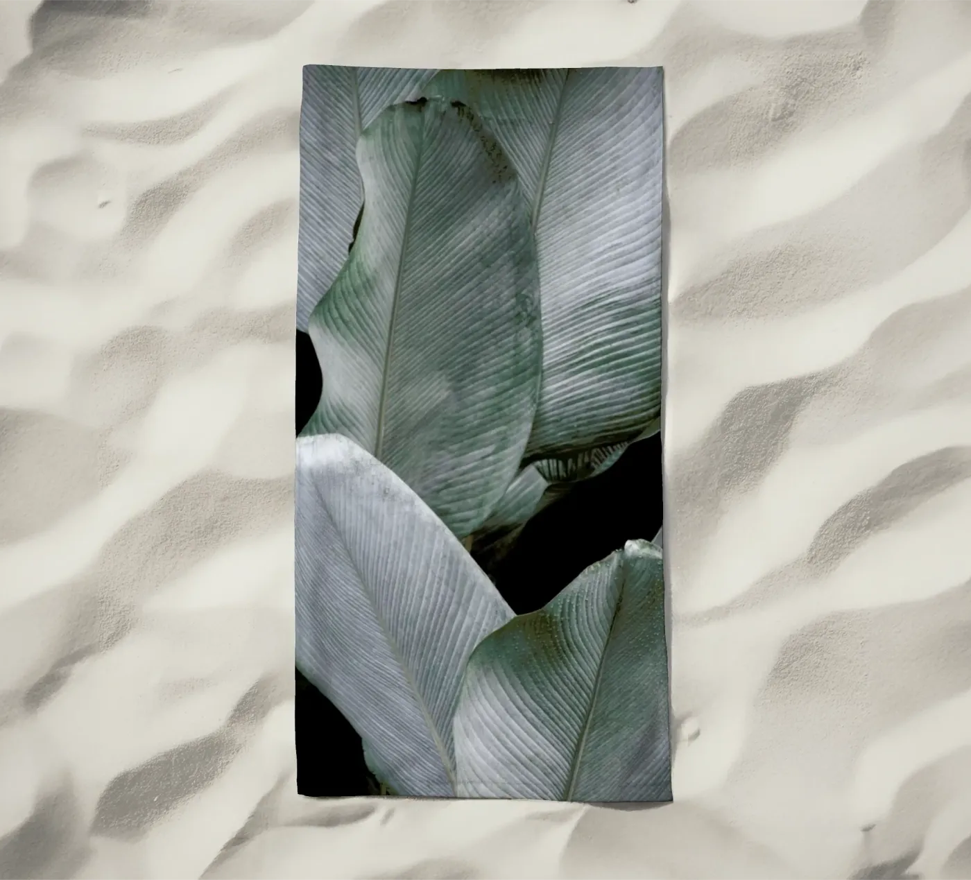 Tropical Silver Leafs telo mare da Studio Nahili