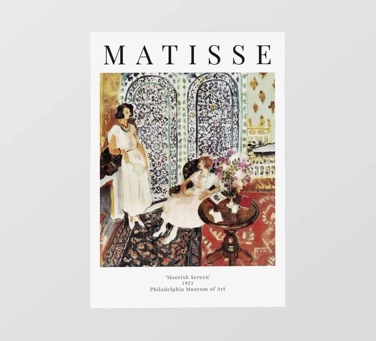 Henri Matisse - Paravento moresco - Mostra telo in pvc da Perdana shop