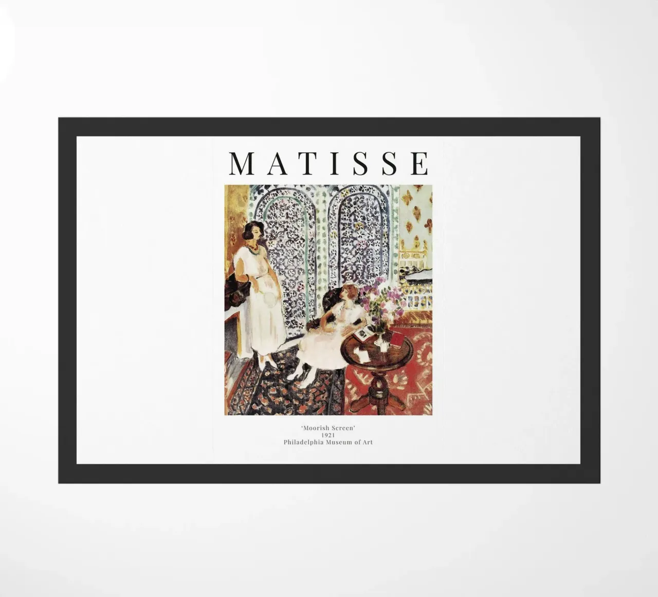 Henri Matisse - Paravento moresco - Mostra zerbino da Perdana shop