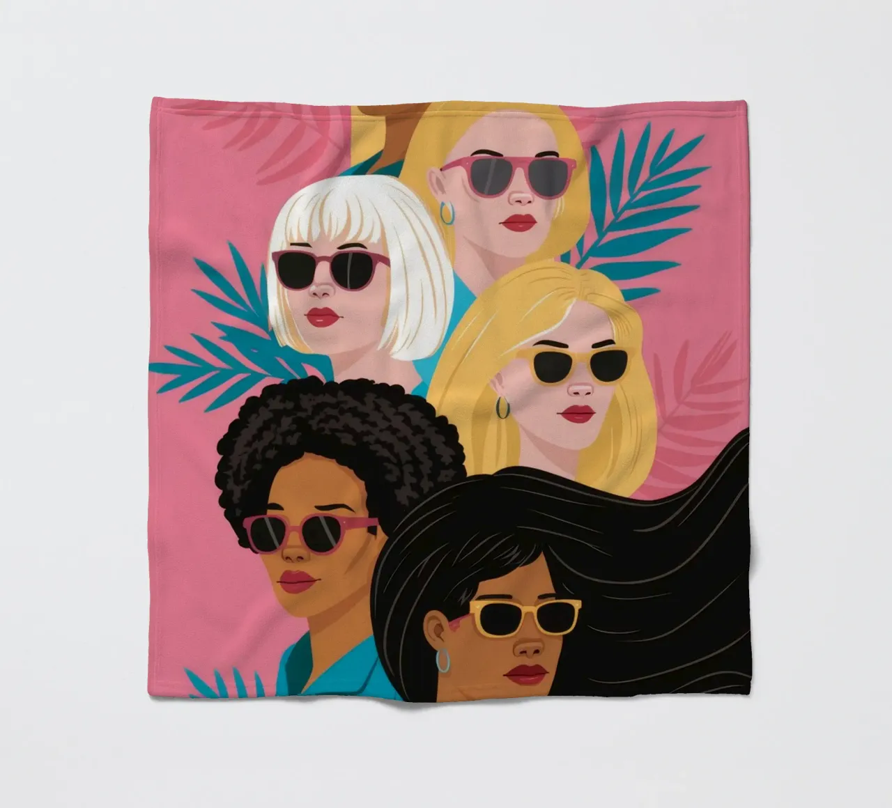 Armonia dei capelli diversi coperta in pile da Ivory Frame