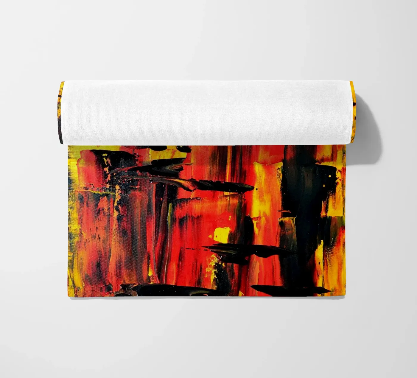 FIRE NIGHT telo mare da Thierry Vobmann Abstract painting