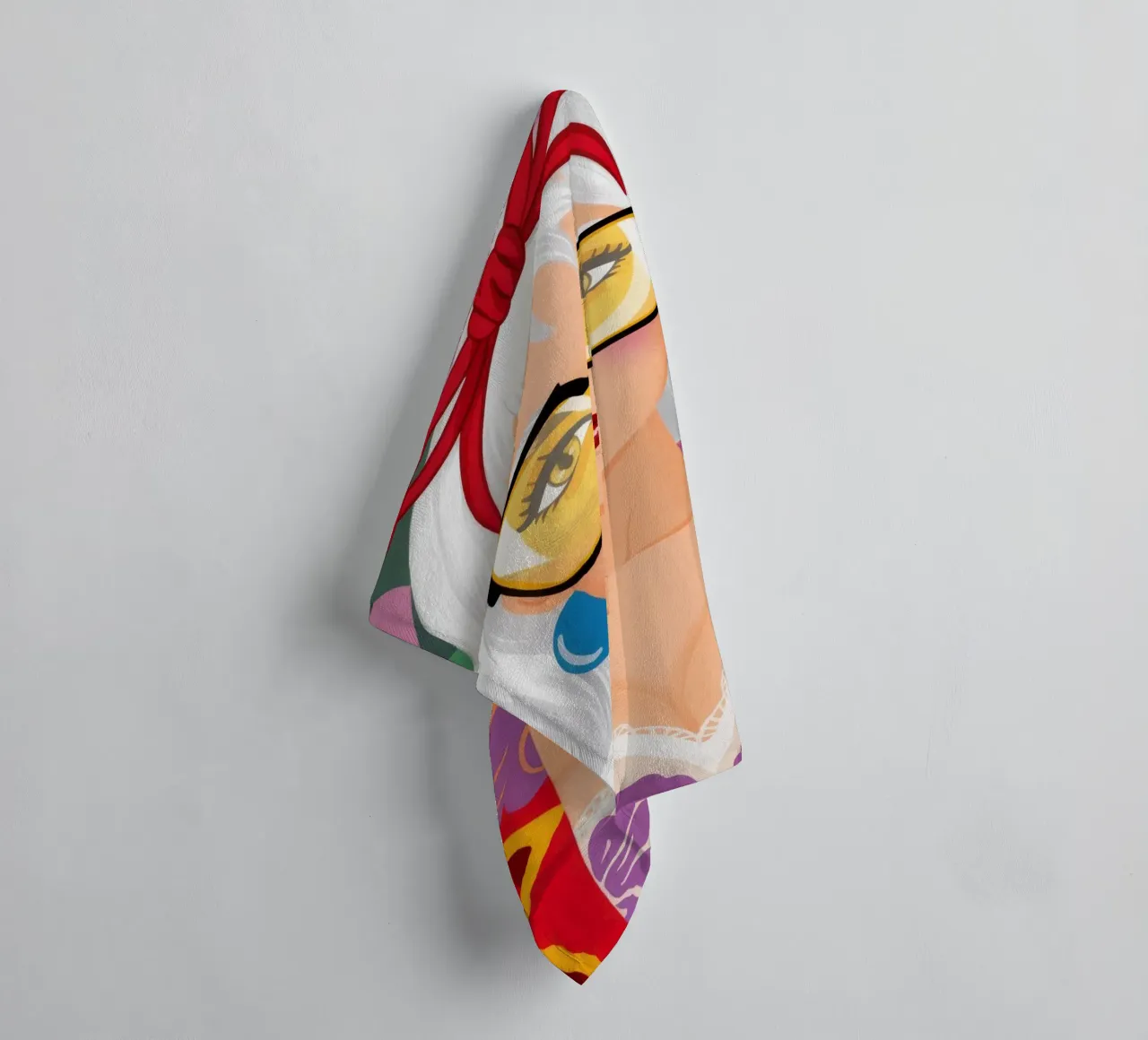 Kroonblad Majesteit badhanddoek van Ivory Frame