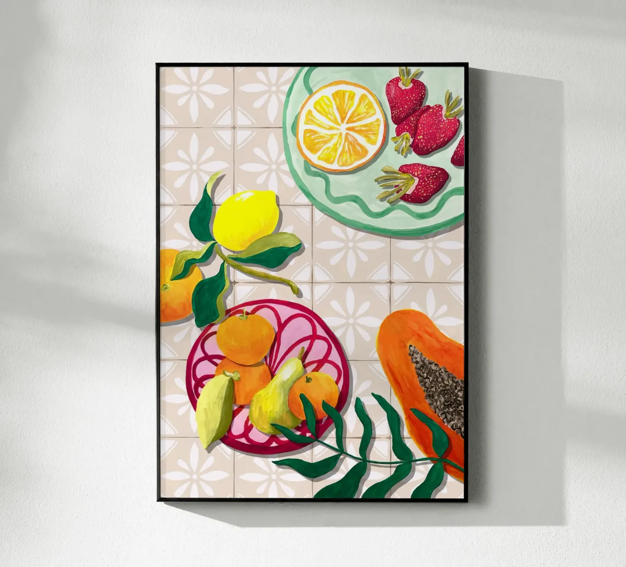Fruta y Cerámica Acryl-Glas von karenmenzenbach