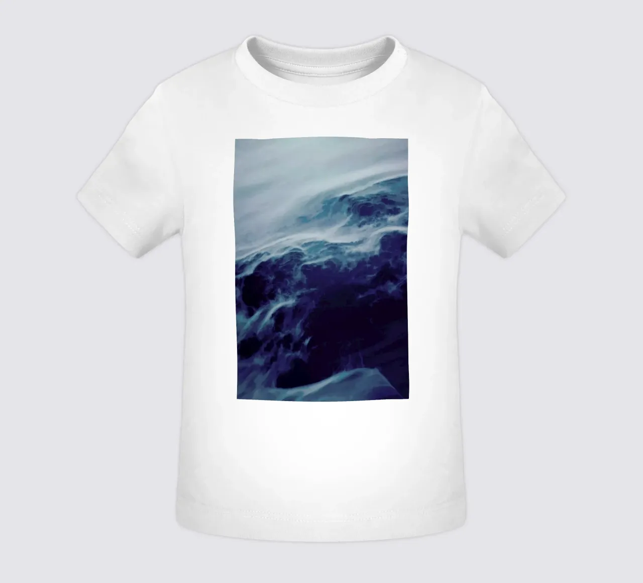 Floating In Space Classic Blue maglietta neonato da Studio Nahili