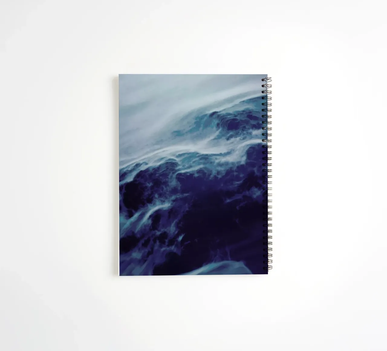 Floating In Space Classic Blue spiral notebook by Studio Nahili