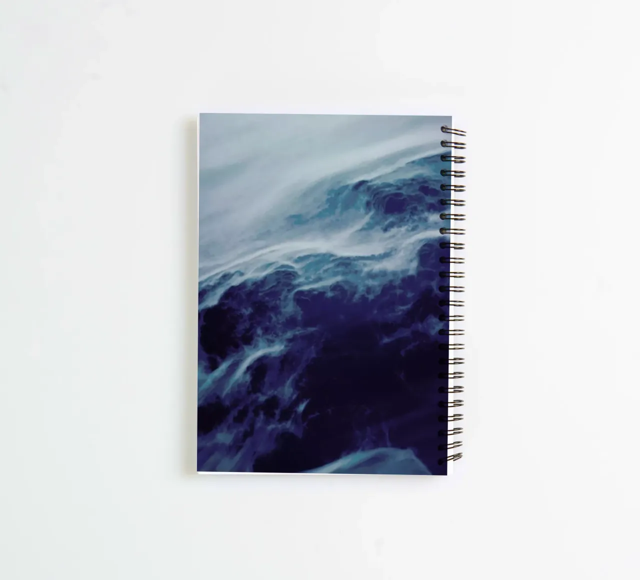 Floating In Space Classic Blue spiral notebook by Studio Nahili